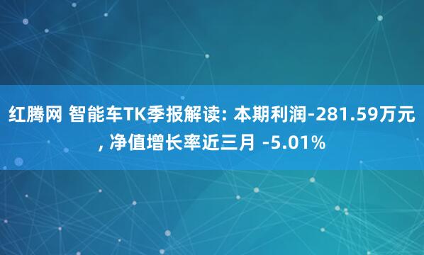 红腾网 智能车TK季报解读: 本期利润-281.59万元, 净值增长率近三月 -5.01%
